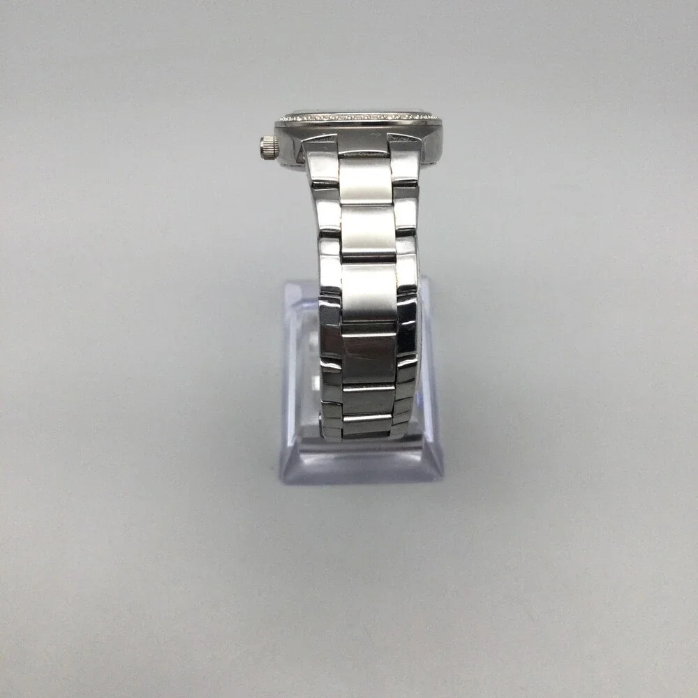 Fossil Womens Watch 28mm MOP Dial Crystals Date Stainless New Battery 6.5